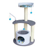 Modern Pets Cat Tree 3-Platform Pop-of-Color Modern Cat Tree