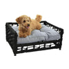 Modern Pets Dog Bed Hondje Outdoor Wicker Rope Elevated Dog Bed Small