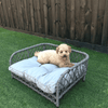 Modern Pets Dog Bed Jacob Outdoor Wicker Rope Elevated Dog Bed
