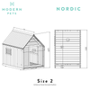 Modern Pets Dog House Nordic Modern Dog House