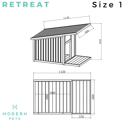 Modern Pets Dog House The Retreat Modern Dog House