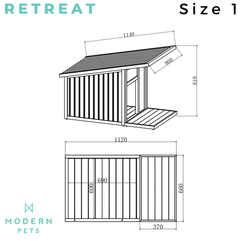 Modern Pets Dog House The Retreat Modern Dog House