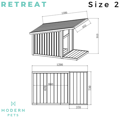 Modern Pets Dog House The Retreat Modern Dog House