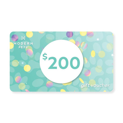 Modern Pets Gift Cards $200.00 AUD Gift Card