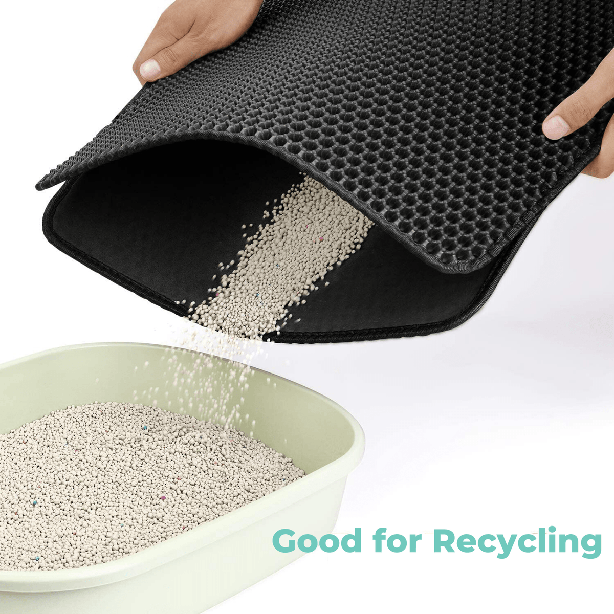 Cat Litter Mat, Dual Layer Design Modern Pets