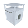 Modern Pets Litter Box Jasper 2 Cat Litter Cabinet, White