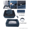 Modern Pets Pet Bed Canopy Bolster Convertible Dog Bed