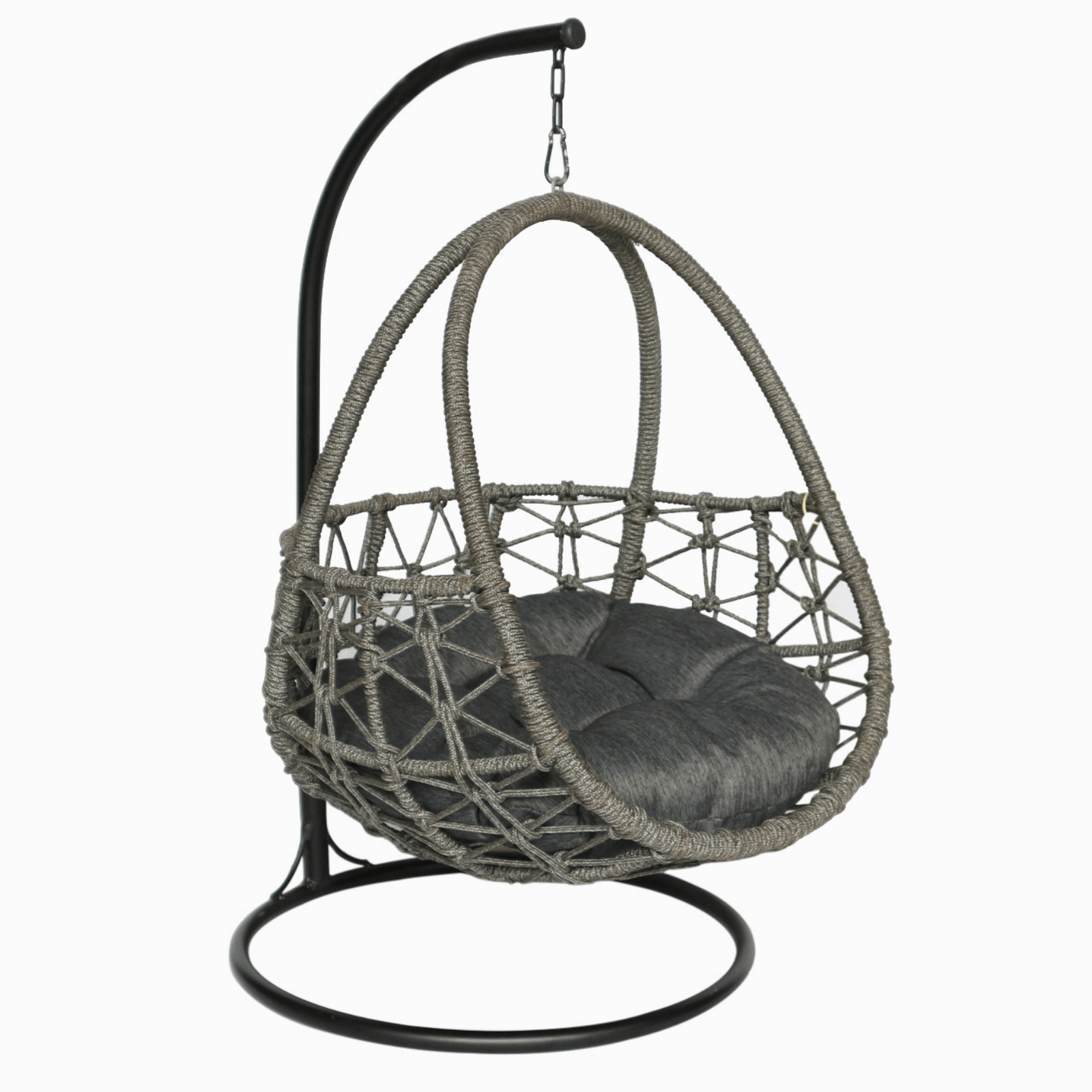 Esmee II Wicker Rope Hanging Pet Bed Outdoor Swing Chair for Dog