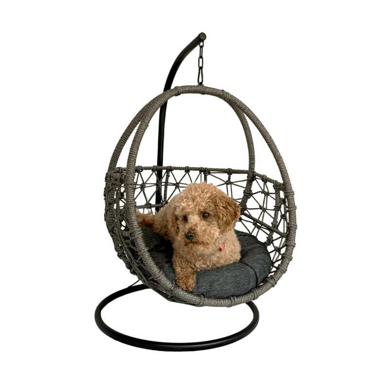 Modern Pets Pet Bed Esmee II Wicker Rope Hanging Pet Bed