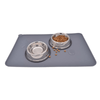Modern Pets Pet Bowl Silicone Pet Feeding Mat, Grey