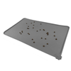 Modern Pets Pet Bowl Silicone Pet Feeding Mat, Grey