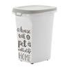 Moderna Food Storage Large 20L Moderna 'Pet Wisdom' Container, Pet Food Storage Bin on Wheels, 2 Sizes