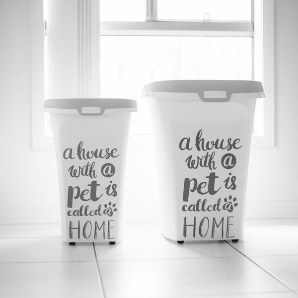 Moderna Pet Wisdom Container Pet Food Storage Bin on Wheels 2 Size Modern Pets
