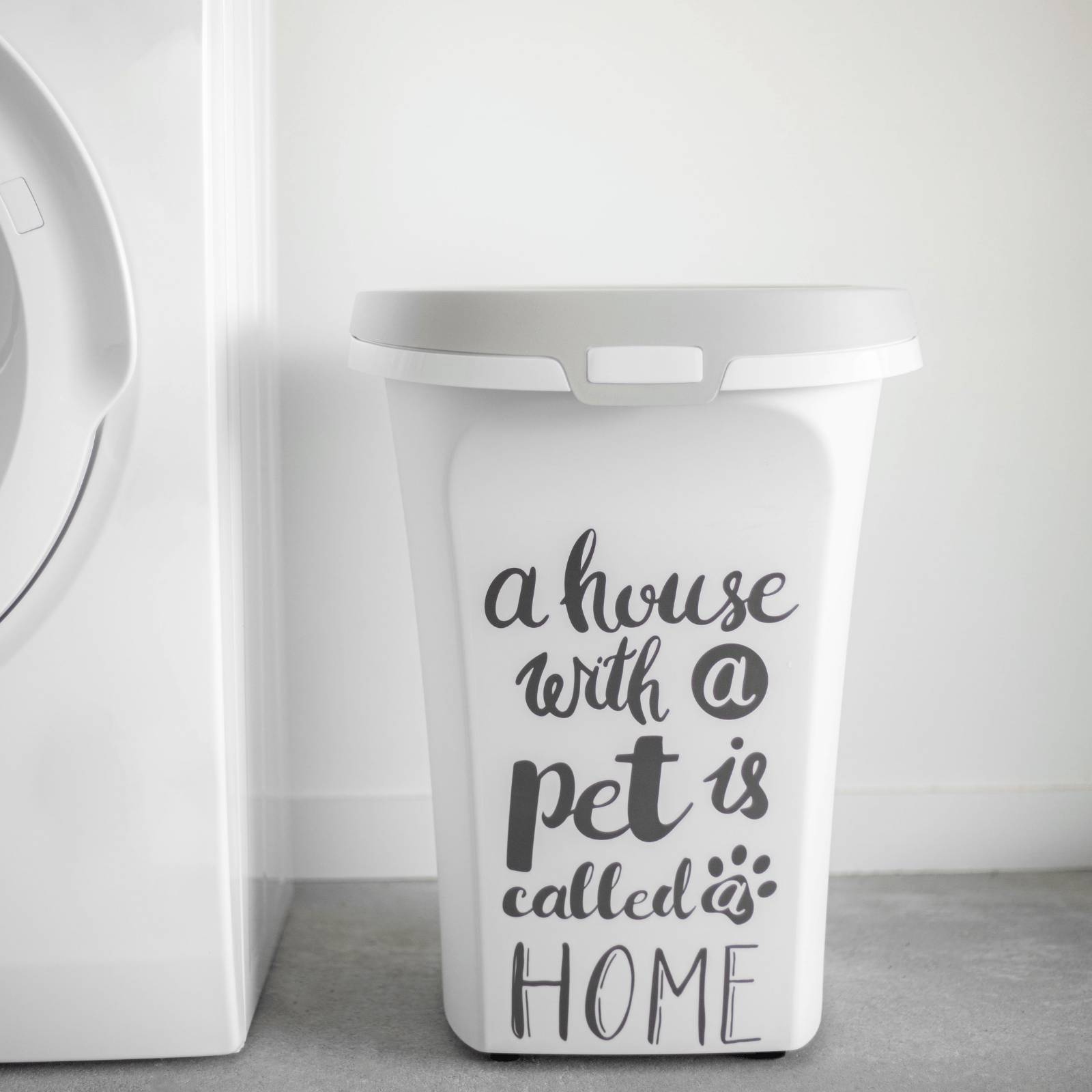 Trash can sales dog food container