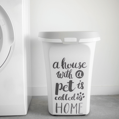 Moderna Food Storage Moderna 'Pet Wisdom' Container, Pet Food Storage Bin on Wheels, 2 Sizes