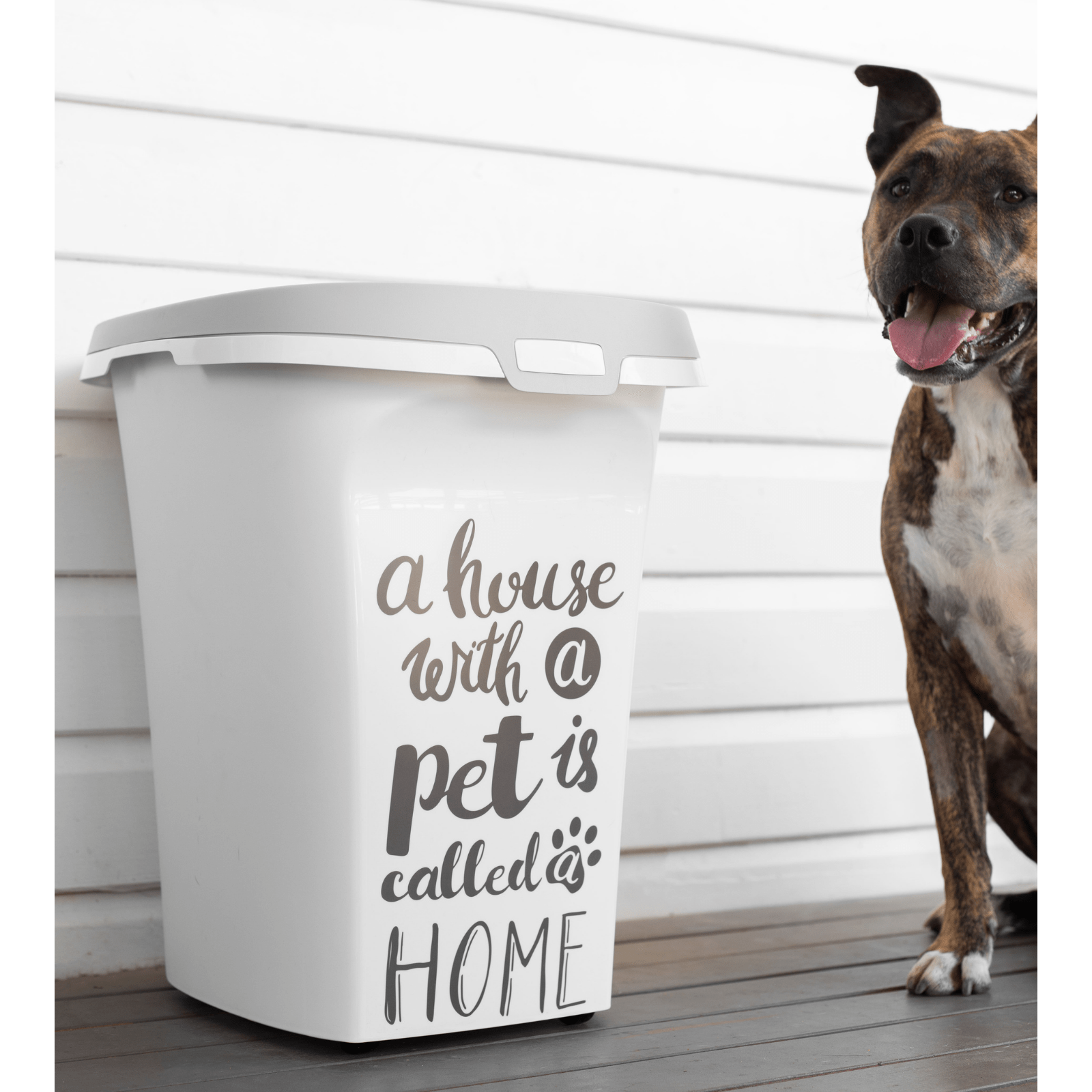 Moderna Pet Wisdom Container Pet Food Storage Bin on Wheels 2 Sizes