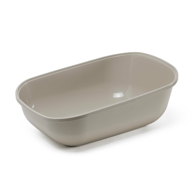 Moderna Litter Box Moderna Comfy Step Cat Litter Tray, Open Cat Toilet, Warm Grey