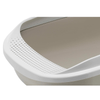 Moderna Litter Box Moderna Comfy Step Cat Litter Tray, Open Cat Toilet, Warm Grey