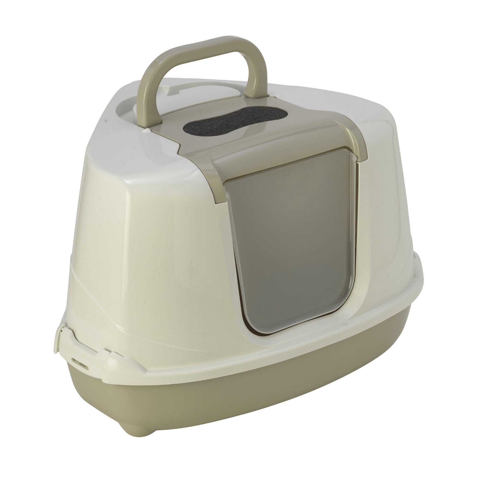 Cat litter sales tray with roof