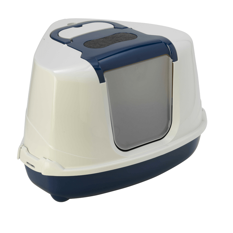 Moderna Litter Box Moderna Flip Cat Corner Enclosed Cat Litter Box, 3 Colours
