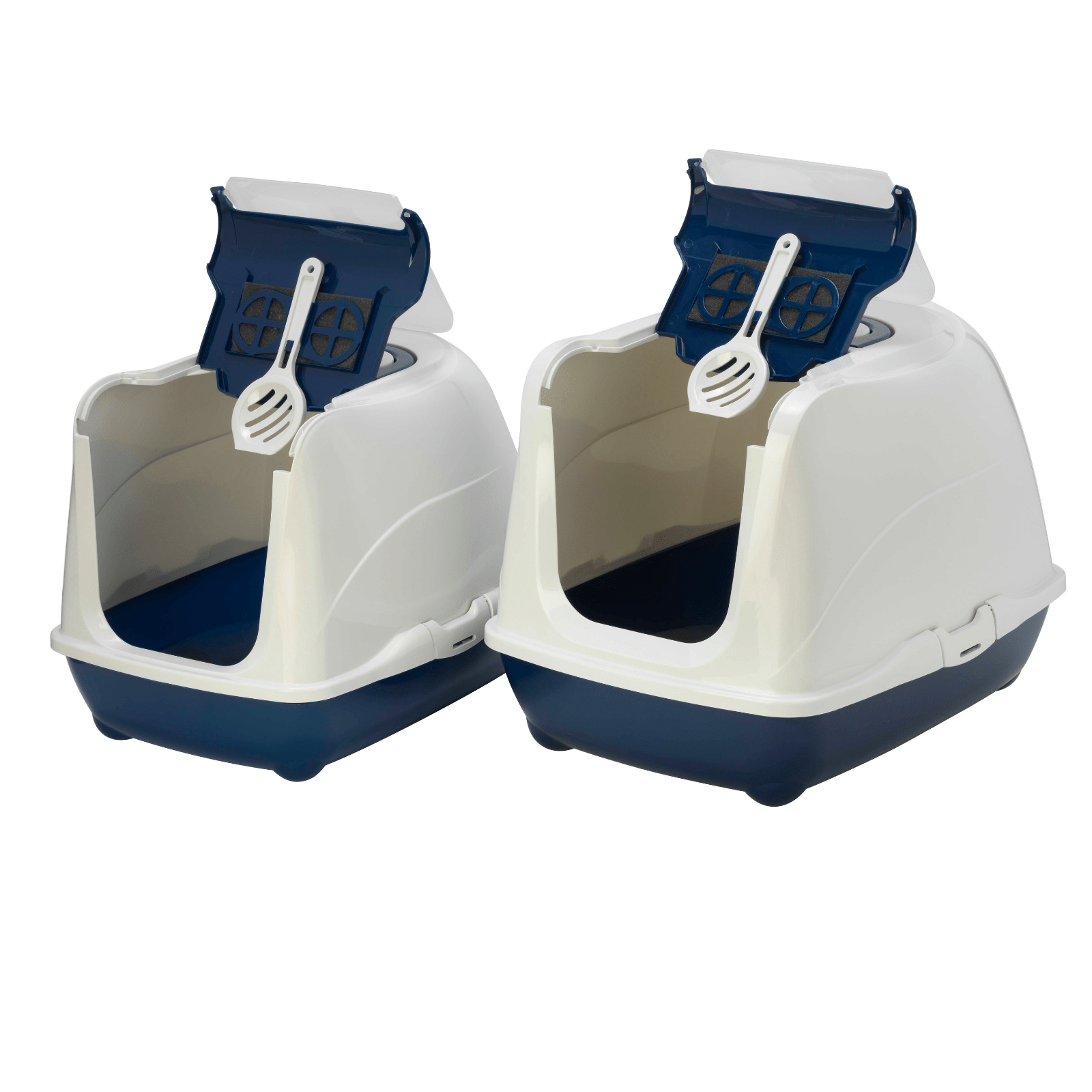 Flip cat litter clearance box