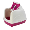 Moderna Litter Box Moderna Flip Cat Enclosed Cat Litter Box, Hot Pink