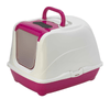 Moderna Litter Box Moderna Flip Cat Enclosed Cat Litter Box, Hot Pink
