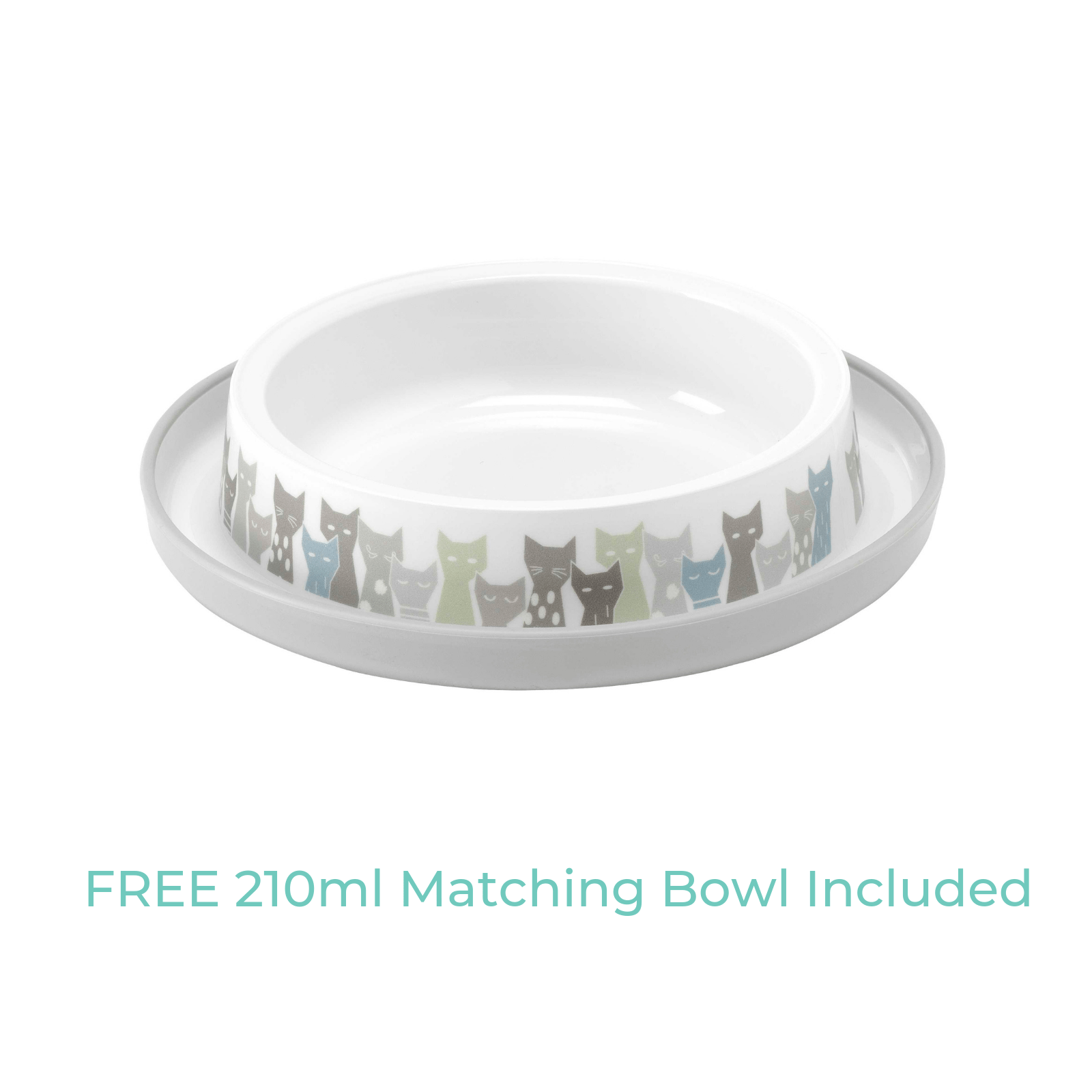 Moderna Litter Box Moderna Maasai Hooded Cat Litter Box w/ Bonus Matching Kitty Bowl