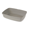 Moderna Litter Box Scoop Free Cat Litter Box, Moderna Lift-to-Sift Grey, Large