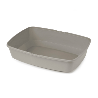 Moderna Litter Box Scoop Free Cat Litter Box, Moderna Lift-to-Sift Grey, Large