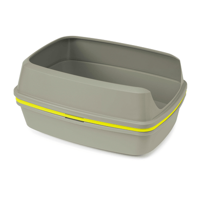 Moderna Litter Box Scoop Free Cat Litter Box, Moderna Lift-to-Sift Grey, Large