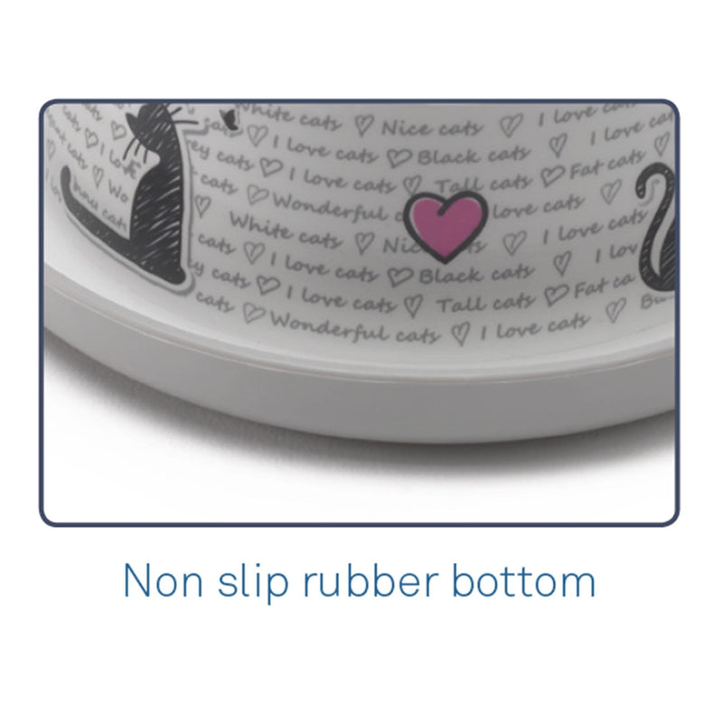 Moderna Pet Bowl Moderna Cats In Love Ant Proof Cat Bowl