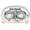 Moderna Pet Bowl Moderna Skybar Raised Dog Bowl Stand, White