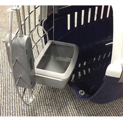 Moderna Pet Carrier Moderna Roadrunnner Pet Carrier Feeder Bowl Dark Grey