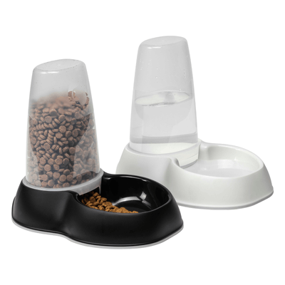 Moderna Pet Feeder Moderna Sensiflo Pet Food Dispenser, 1.5L Gravity Feeder, Black