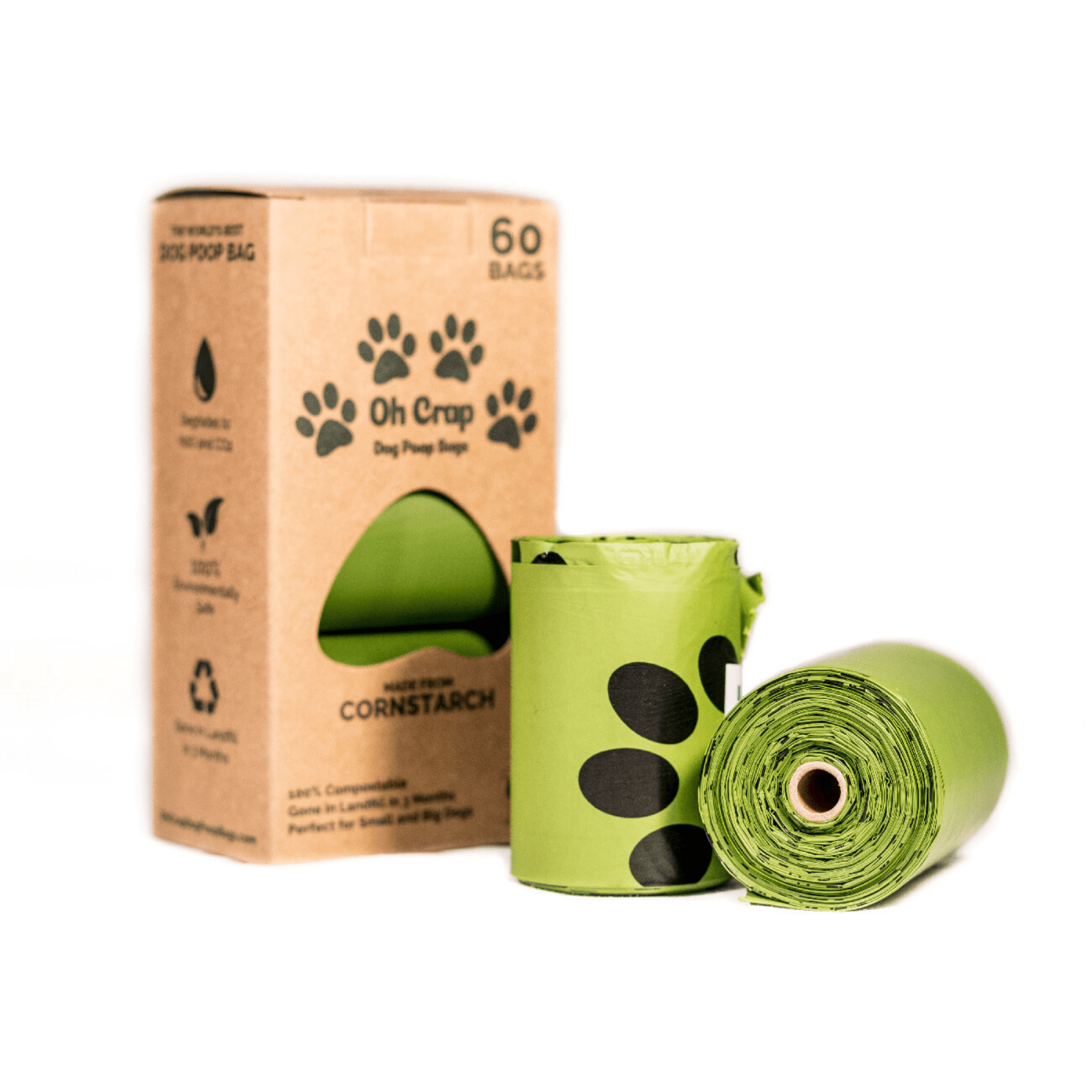 Oh Crap Cleaning & Odor Control Oh Crap Dog Poop Bag Holder, Clean up Bag Dispenser