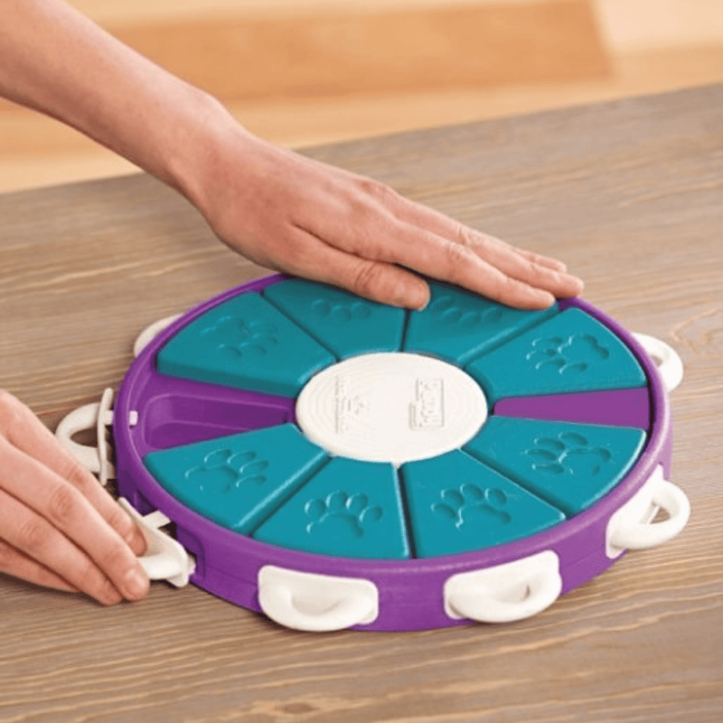 Outward Hound Dog Toy Nina Ottosson Dog Puzzle Toy Interactive Treat Dispenser, Dog Twister