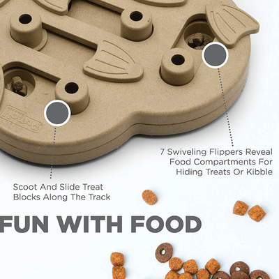 Outward Hound Dog Toy Nina Ottosson Dog Puzzle Toy Interactive Treat Dispenser, Hide N Slide
