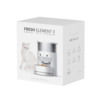 Petkit Automatic Pet Feeder Petkit Fresh Element 3 Smart Automatic Pet Feeder Stainless Steel 5L
