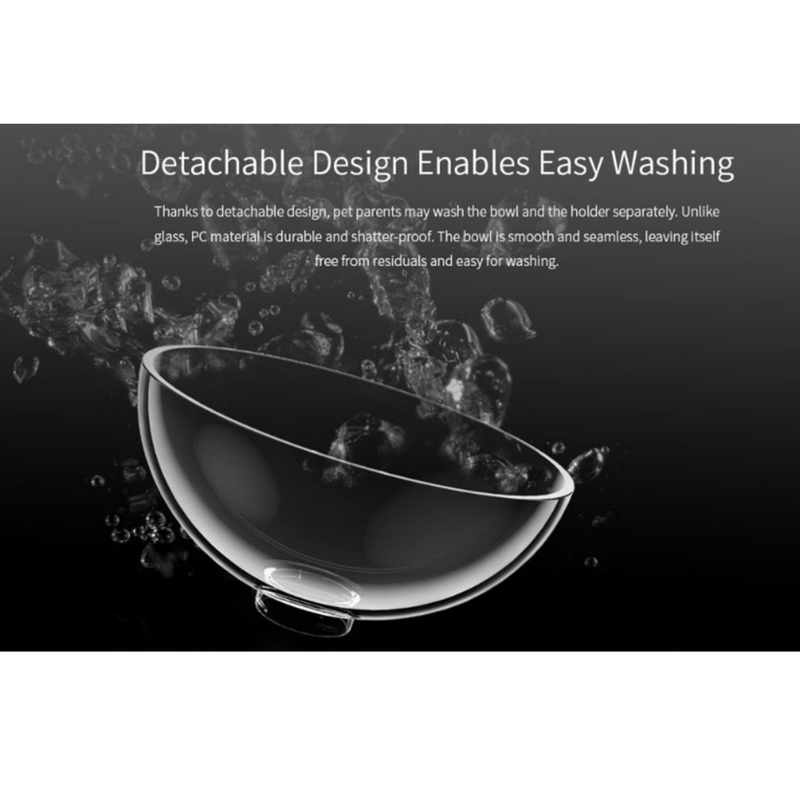 Petkit Pet Bowl Petkit Fresh Nano Adjustable Double Raised Cat Bowl, Aluminium