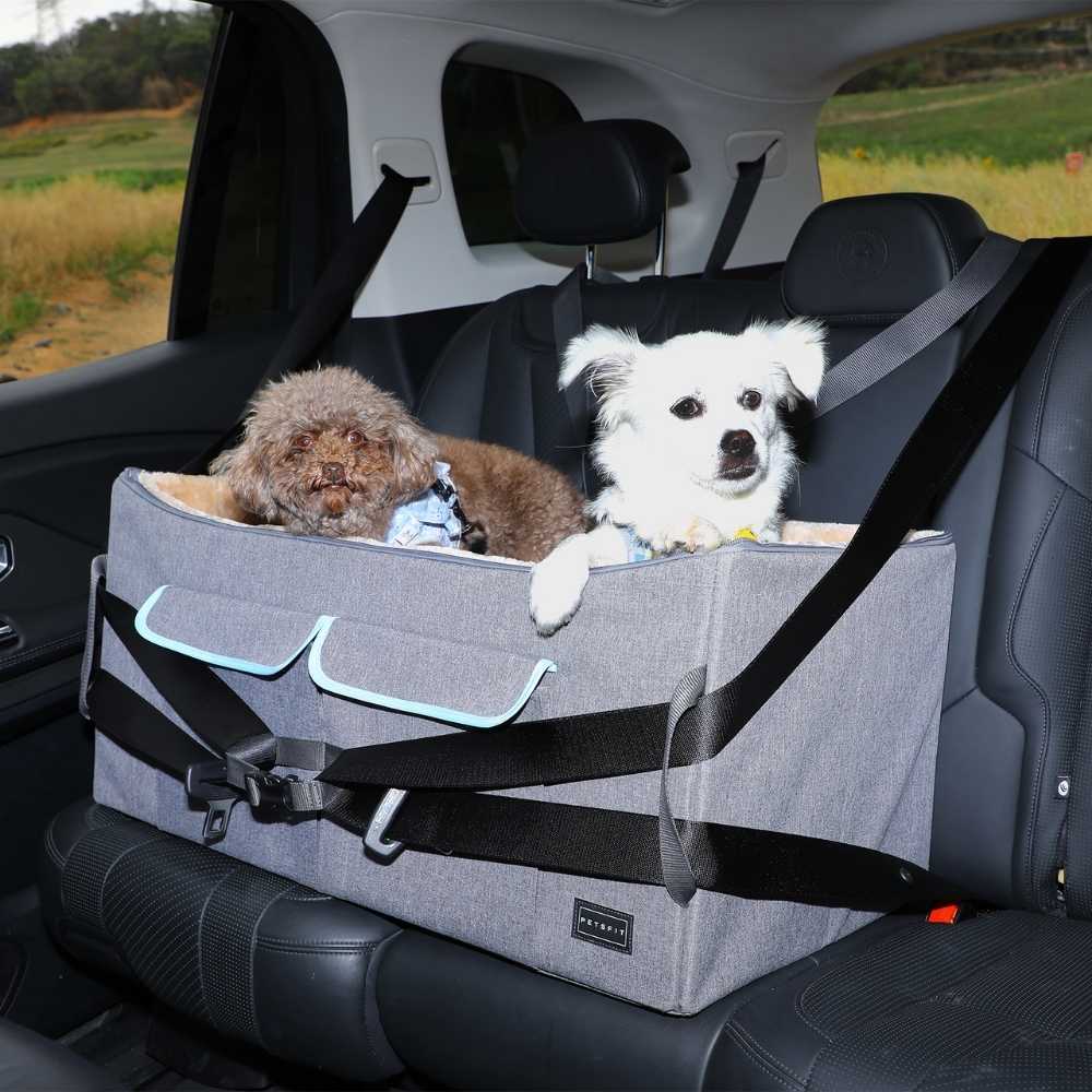 Petsfit Dog Booster Car Seat, Double Modern Pets