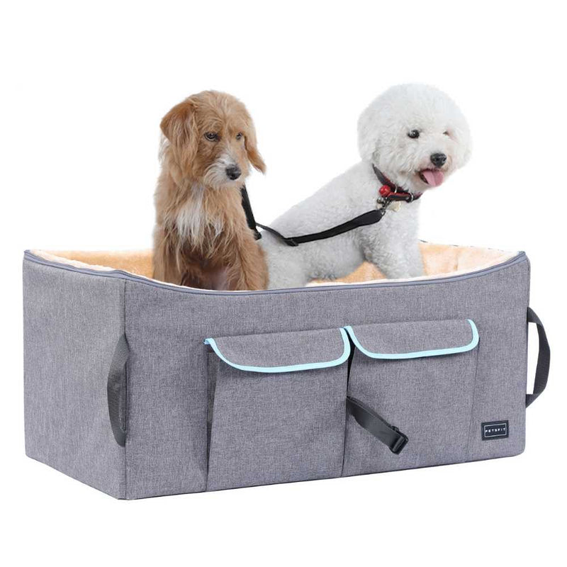 Petsfit Dog Booster Car Seat, Double Modern Pets