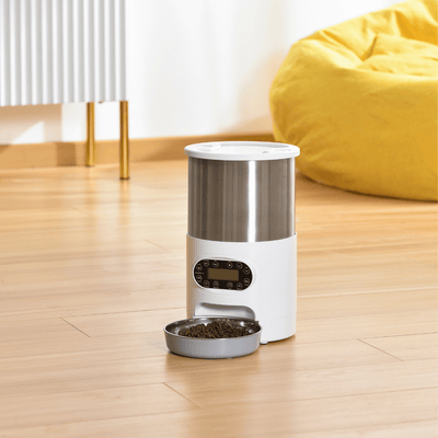 Petwant Pet Feeder Petwant Automatic Pet Feeder Stainless Steel 4.5L