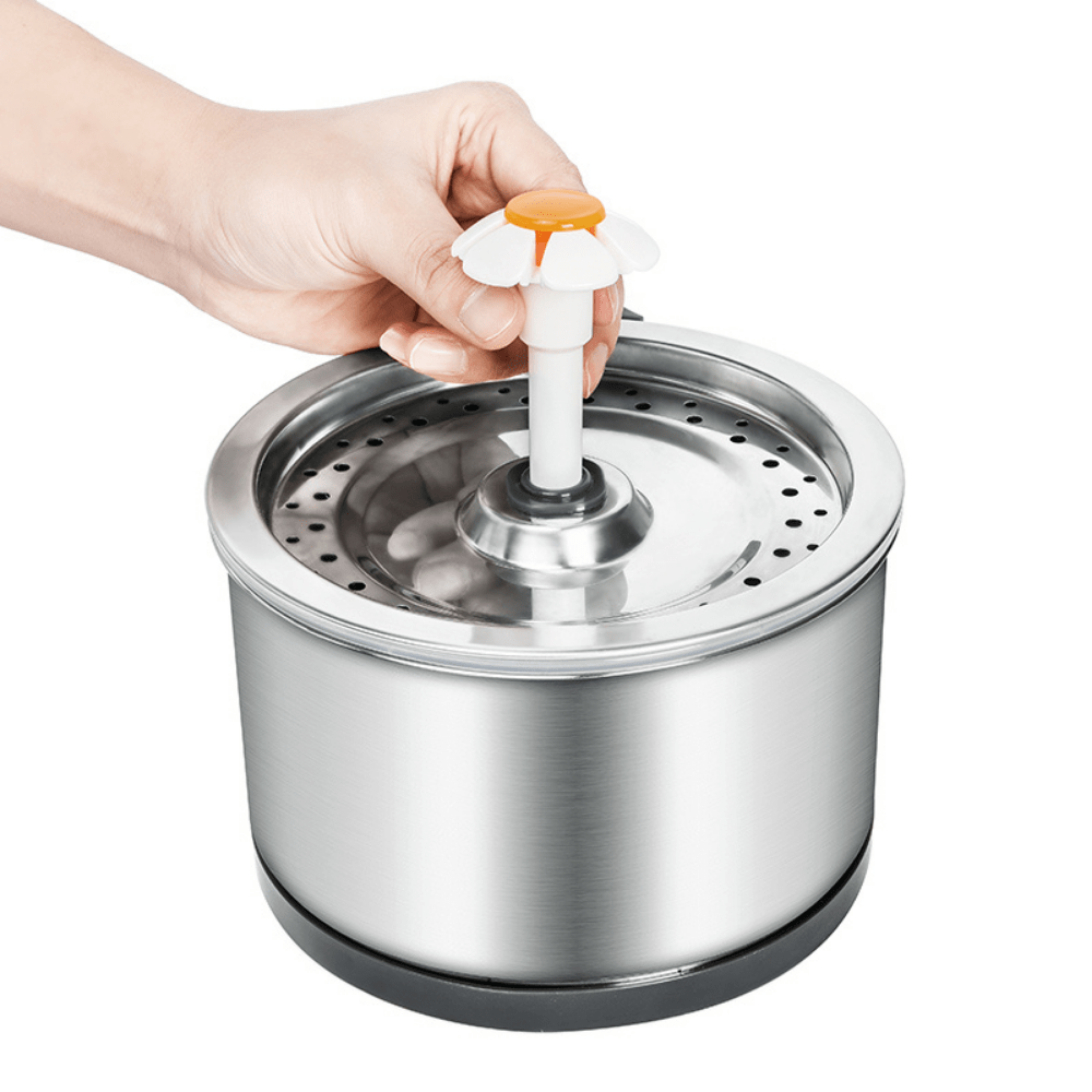 Petwant Pet Fountain Petwant Stainless Steel Cat Water Fountain