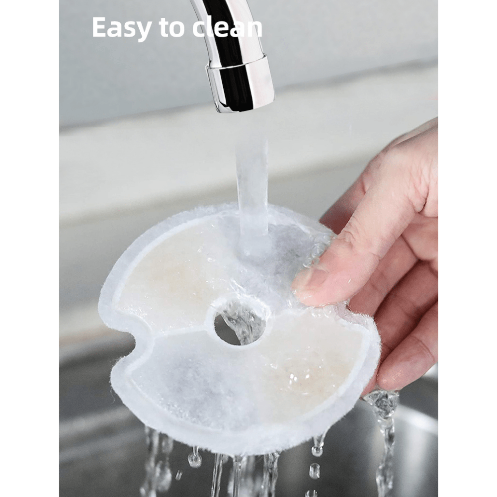 Petwant Pet Fountain Stainless Steel Cat Water Fountain Replacement Filter - 4 Pack