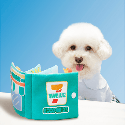 Poozpet Dog Toy 7-12 Grocery Store Snuffle Food Guide Book Toy for Dogs