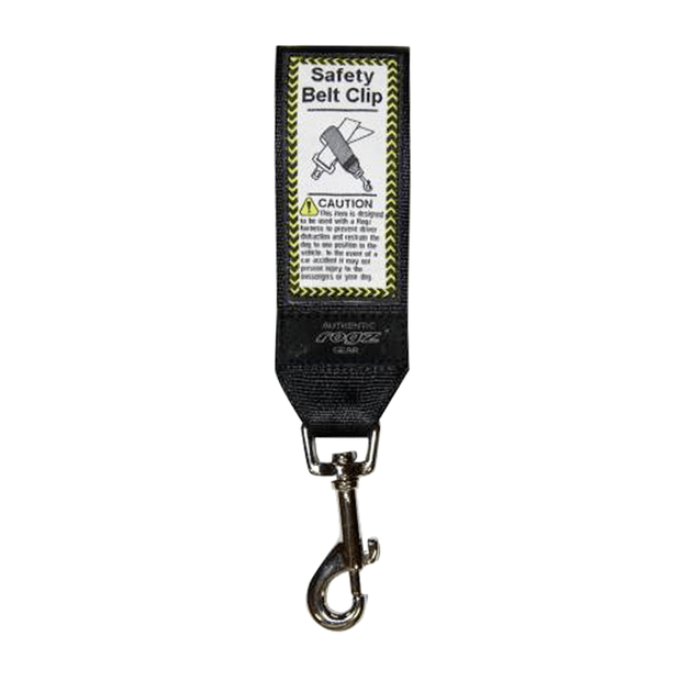 Rogz Car Travel Rogz Safety Belt Black Dog Car Seat Belt