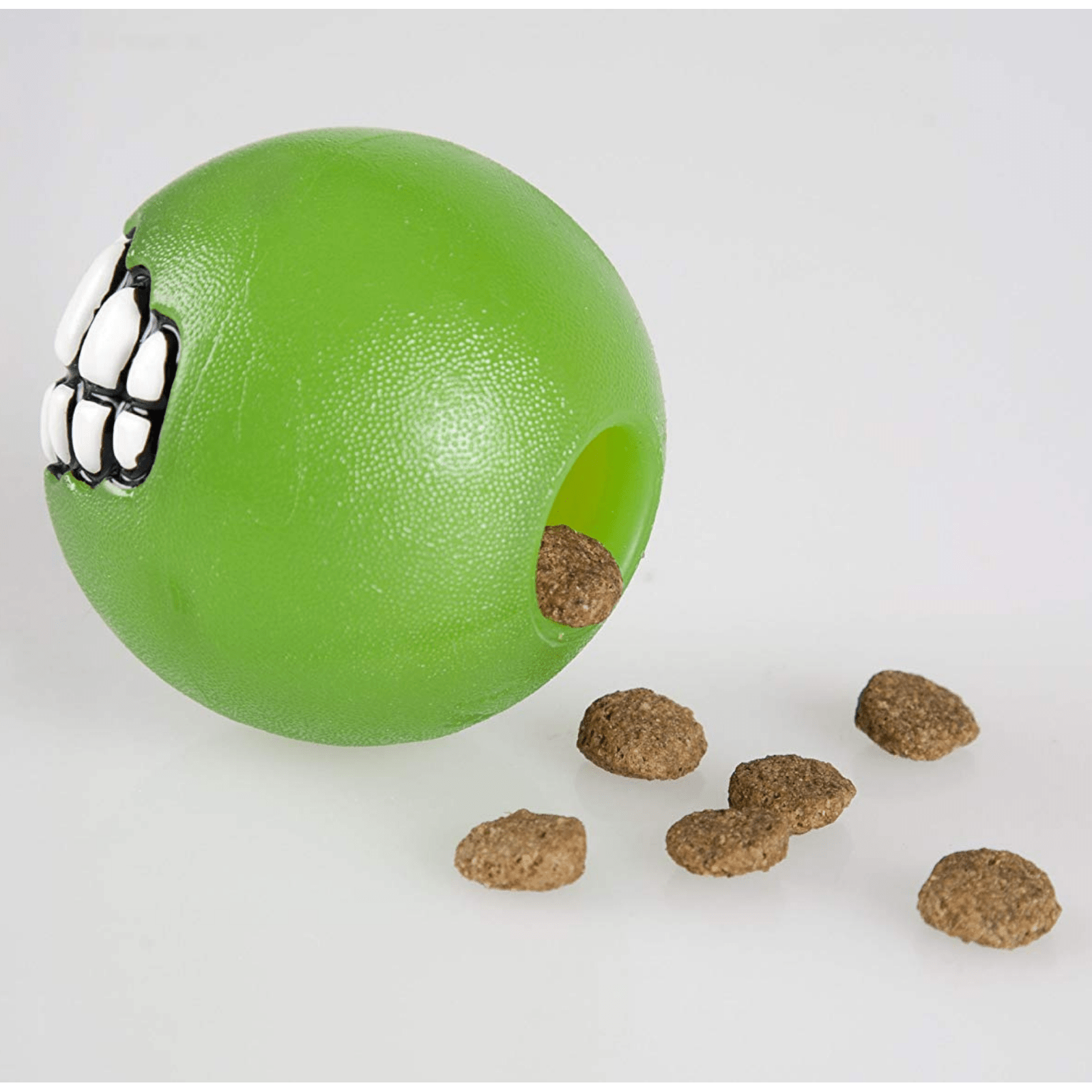 Rogz Dog Toy Rogz Grinz Dog Ball Toy, Lime