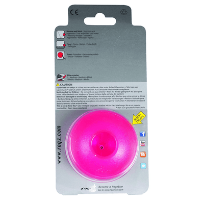 Rogz Dog Toy Rogz Grinz Dog Ball Toy, Pink
