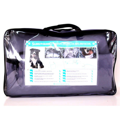 Sling Guard Car Travel Sling Guard Luxury Dog Car Seat Cover, Reversible Car Hammock
